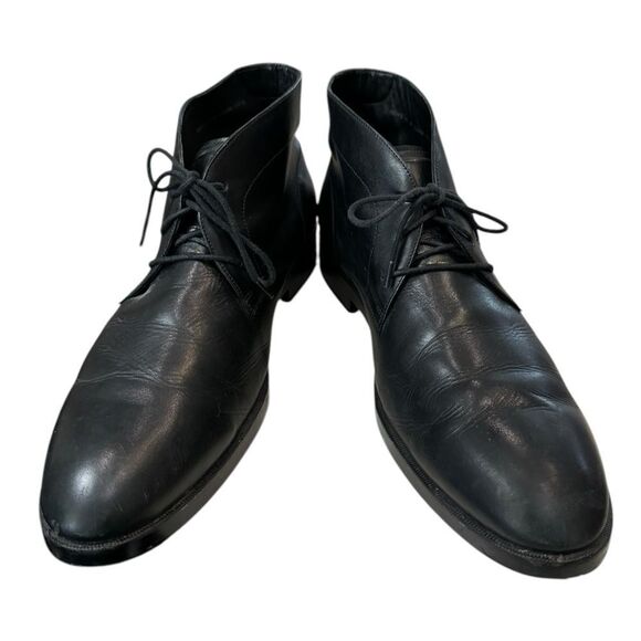 Cole Haan Men\'s C24498 Harrison Grand Chukka Black Leather Boots 11 main image 2